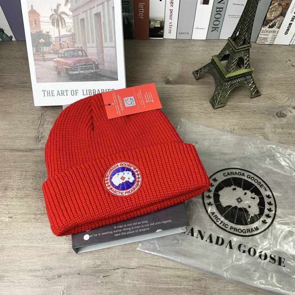 Canada Goose Logo Patch Beanie - Afbeelding 8