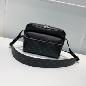 Alternative view of Louis Vuitton Taigarama Monogram Outdoor Messenger Bag Black