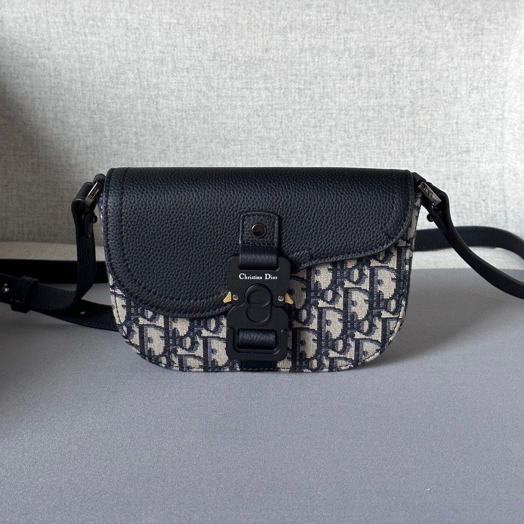 Dior Oblique Mini Saddle Messenger Bag - Afbeelding 2