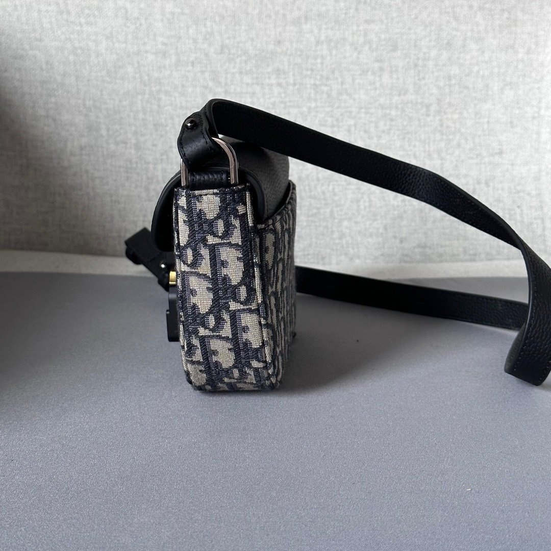 Dior Oblique Mini Saddle Messenger Bag - Afbeelding 9
