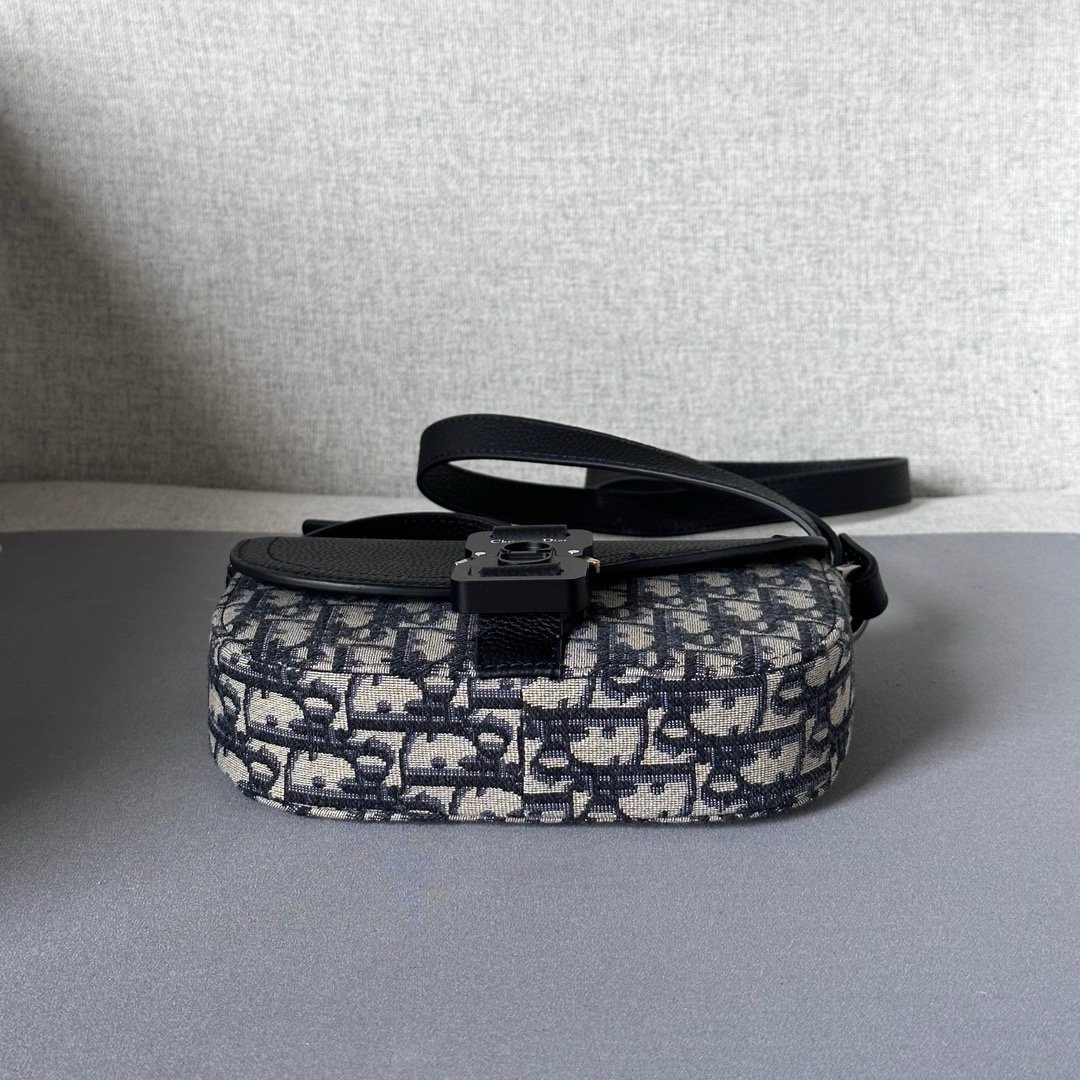 Dior Oblique Mini Saddle Messenger Bag - Afbeelding 6