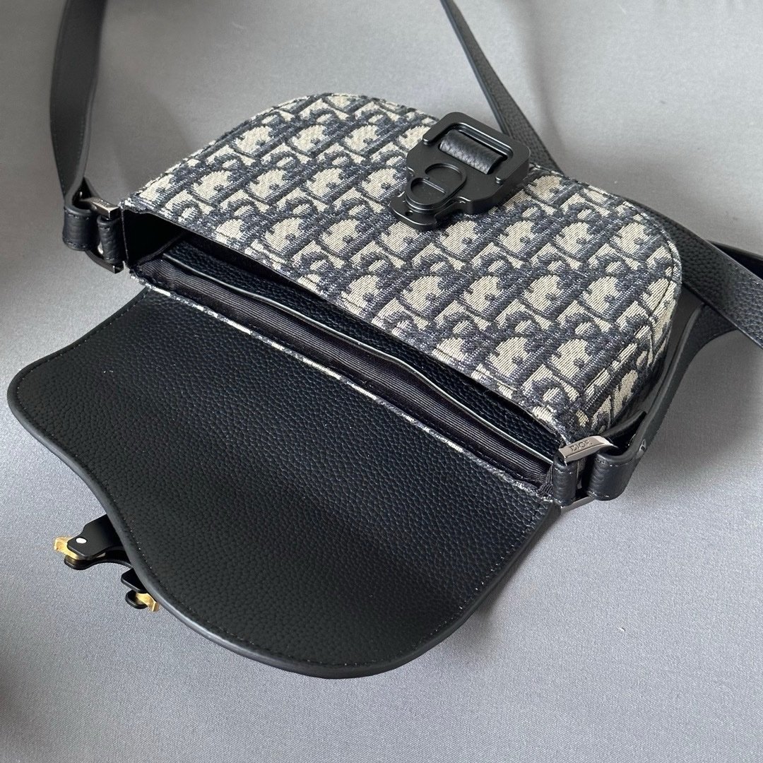 Dior Oblique Mini Saddle Messenger Bag - Afbeelding 8