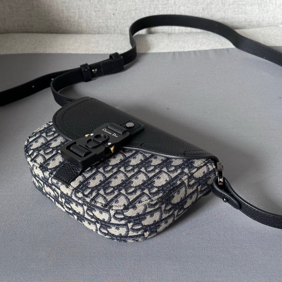 Dior Oblique Mini Saddle Messenger Bag - Afbeelding 4