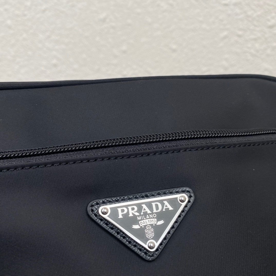 Prada Re-Nylon Shoulder Bag Black - Afbeelding 7