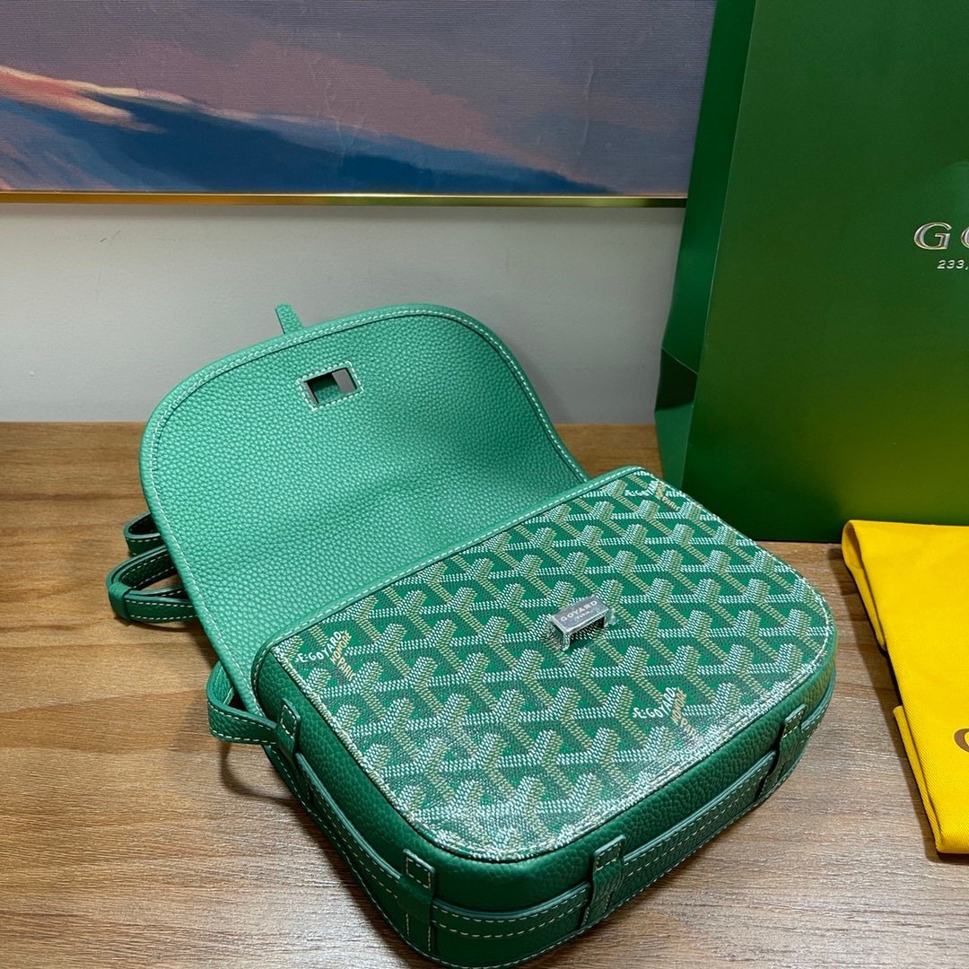 Goyard Belvedere PM Messenger Bag Green - Afbeelding 7