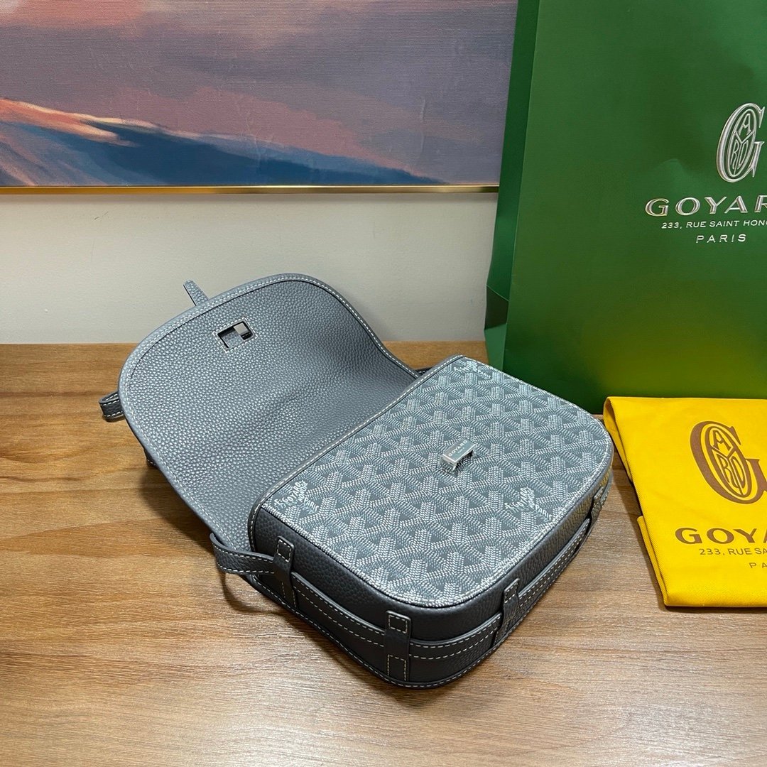 Goyard Belvedere PM Messenger Bag Grey - Afbeelding 7