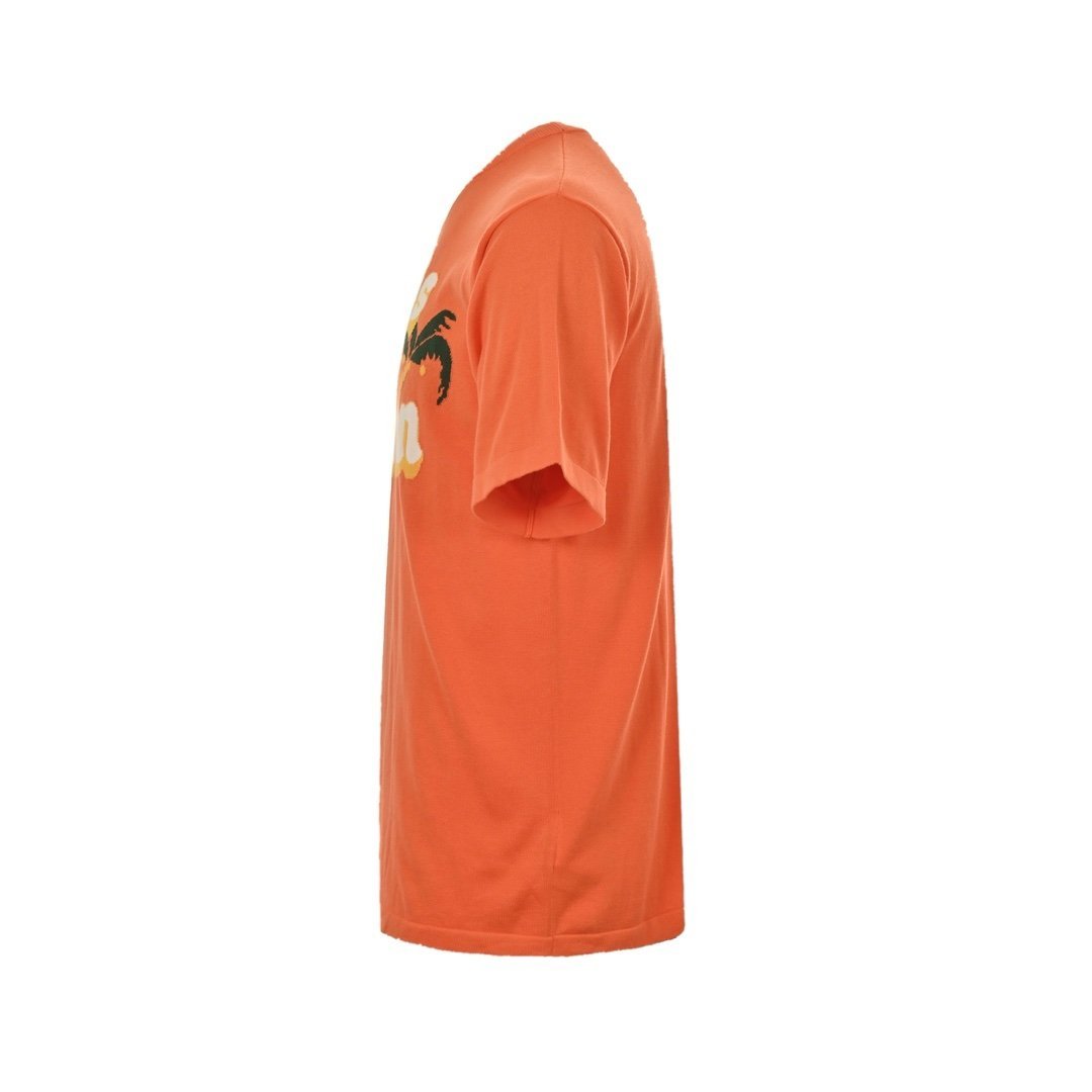 Louis Vuitton Short Sleeved Cotton Crew Neck Orange - Afbeelding 2