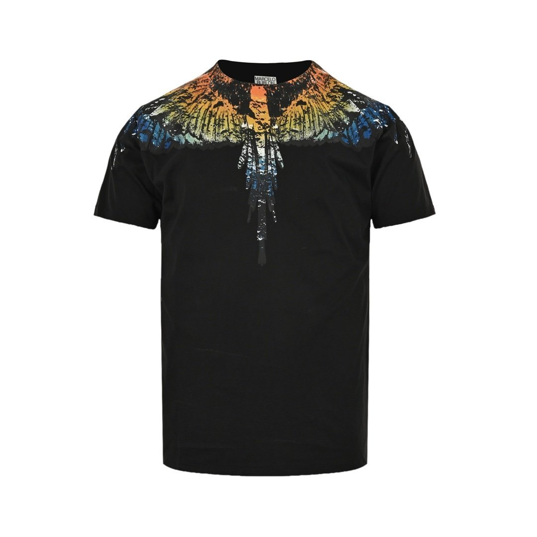 Marcelo Burlon Lunar Wings Black T-Shirt