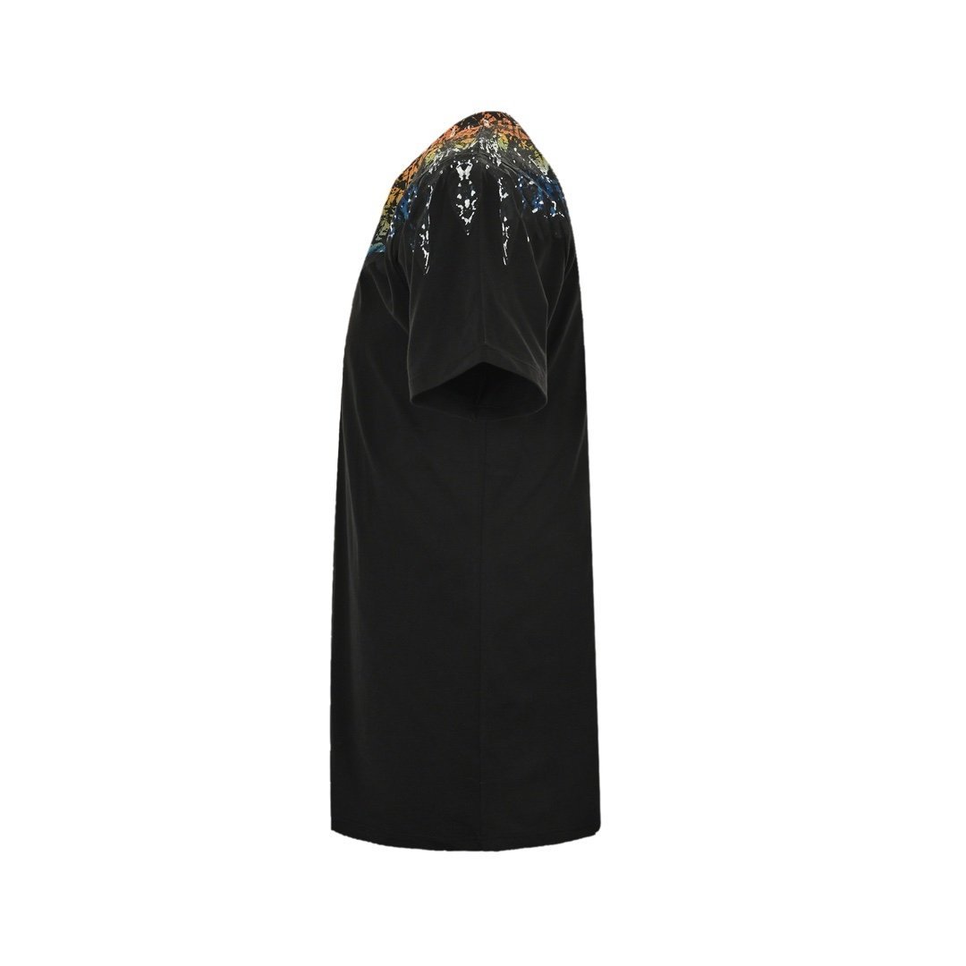 Marcelo Burlon Lunar Wings Black T-Shirt - Afbeelding 2
