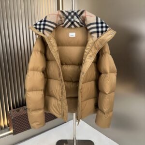 Alternative view of Burberry Halsby Puffer Down Jacket  Beige