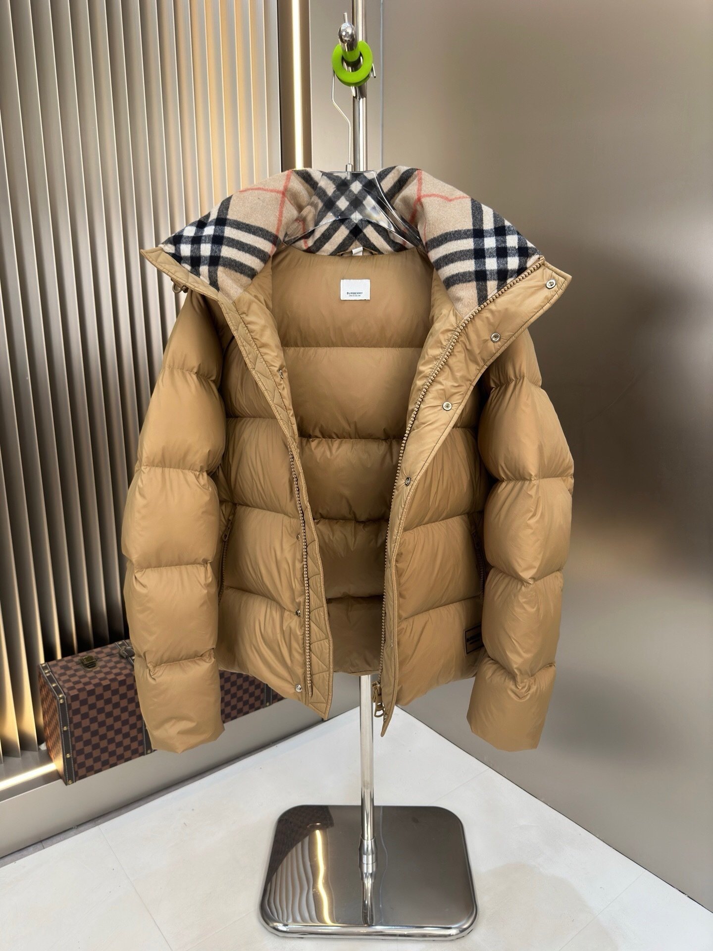 Burberry Halsby Puffer Down Jacket Beige - Afbeelding 2