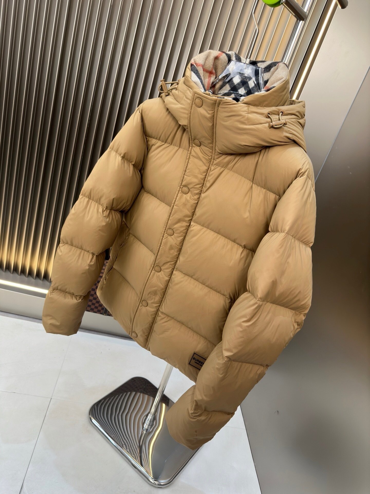 Burberry Halsby Puffer Down Jacket Beige - Afbeelding 3
