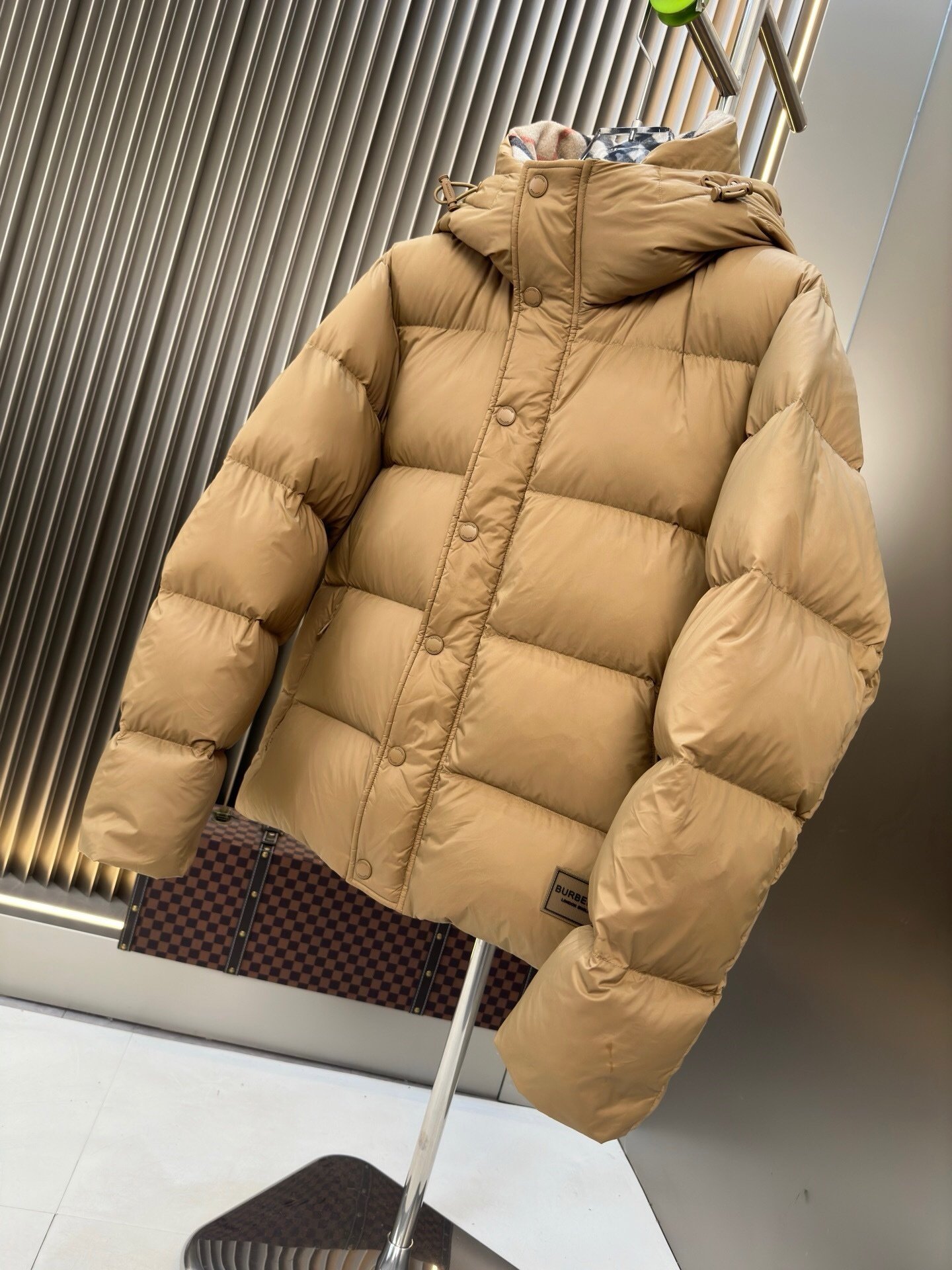 Burberry Halsby Puffer Down Jacket Beige - Afbeelding 5