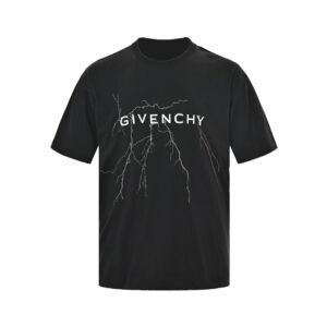 Givenchy Logo Print Cotton T-Shirt Black