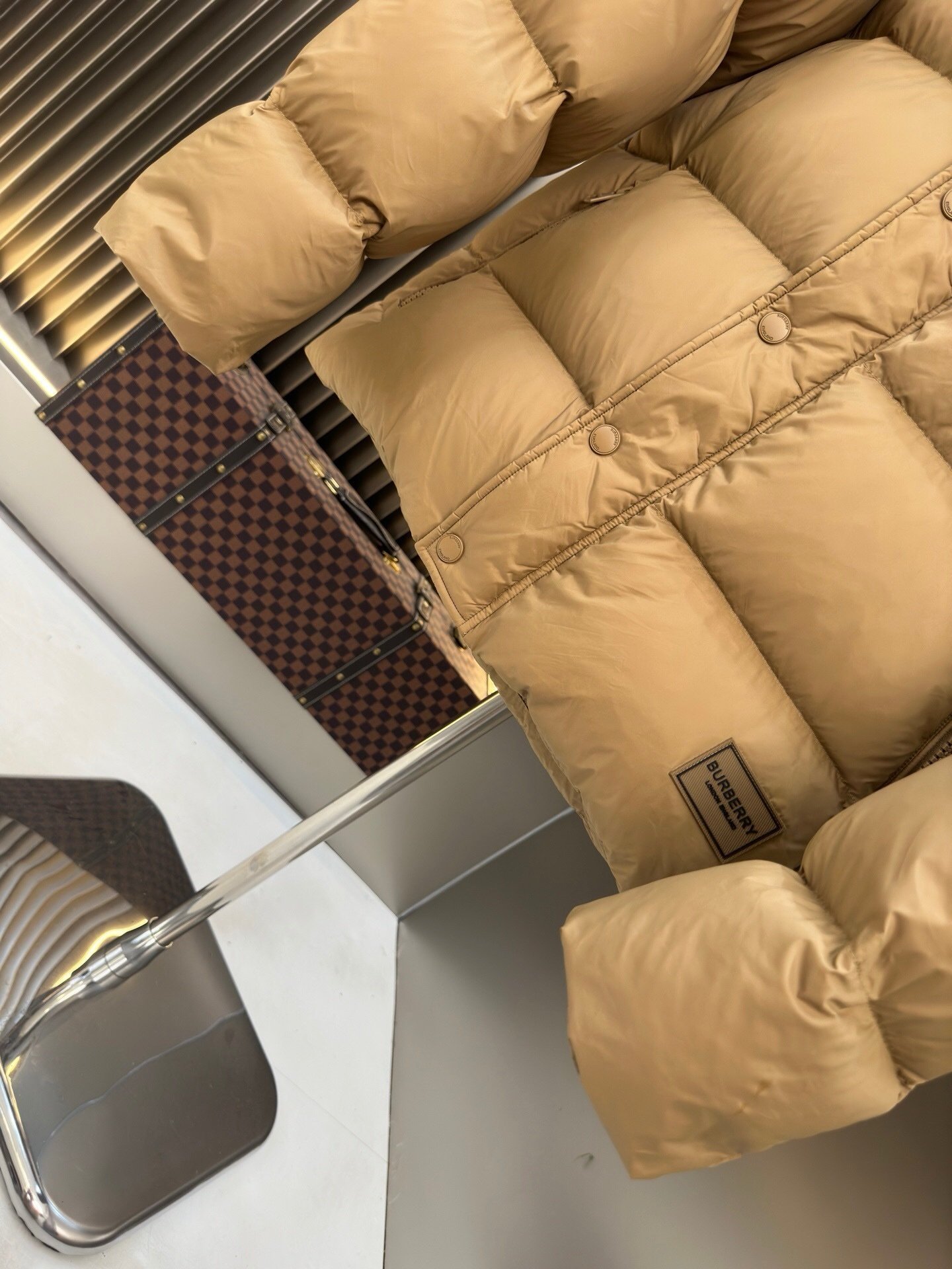 Burberry Halsby Puffer Down Jacket Beige - Afbeelding 8