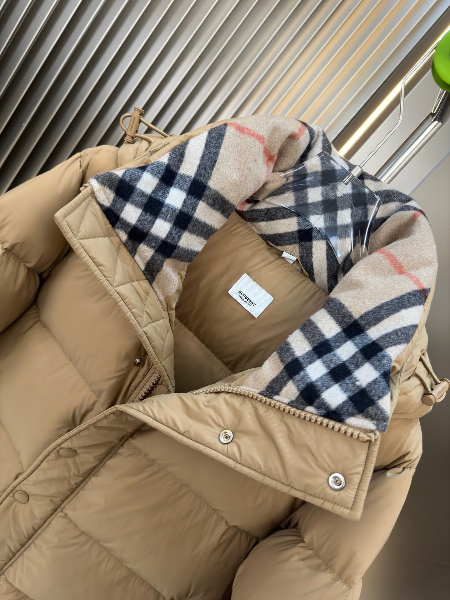 Burberry Halsby Puffer Down Jacket Beige - Afbeelding 6