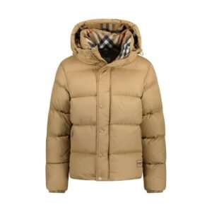 Burberry Halsby Puffer Down Jacket  Beige