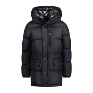 Burberry Haworth Mid Length Down Jacket Black