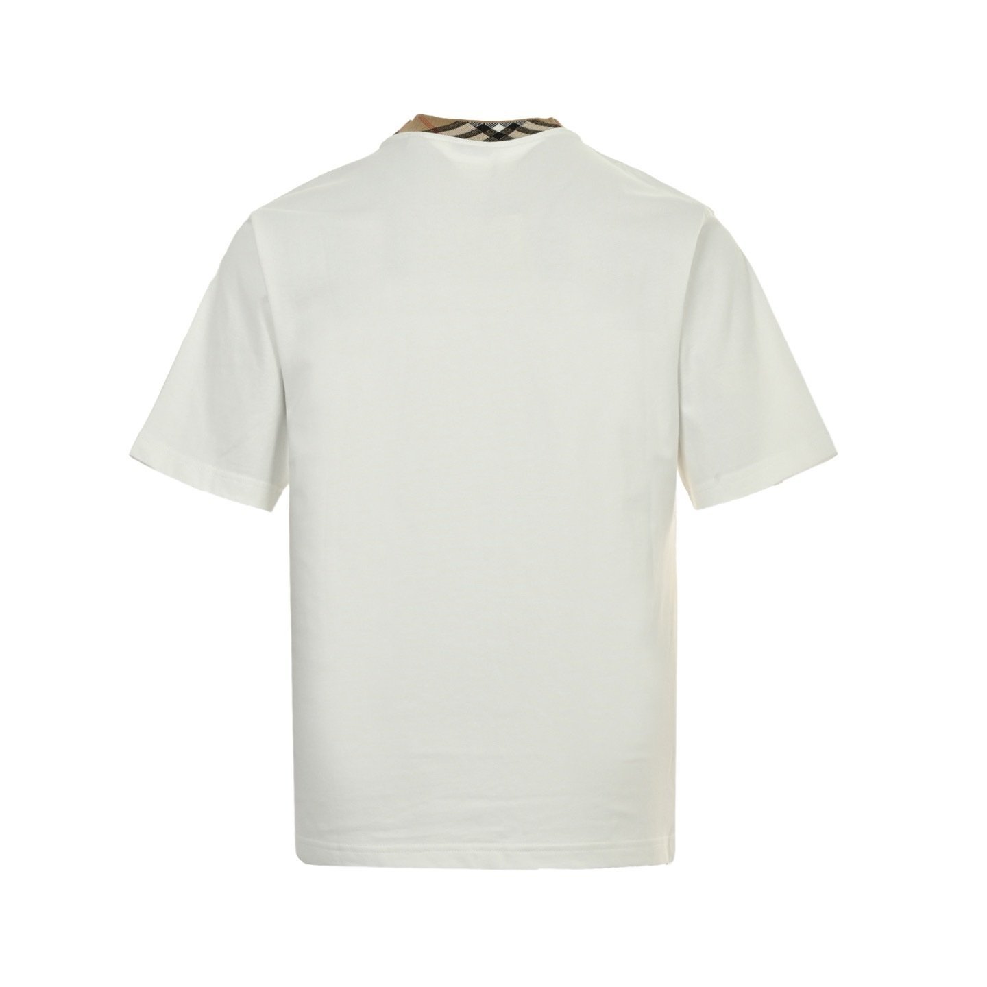 Burberry Trim Cotton T-Shirt In Chalk White - Afbeelding 2