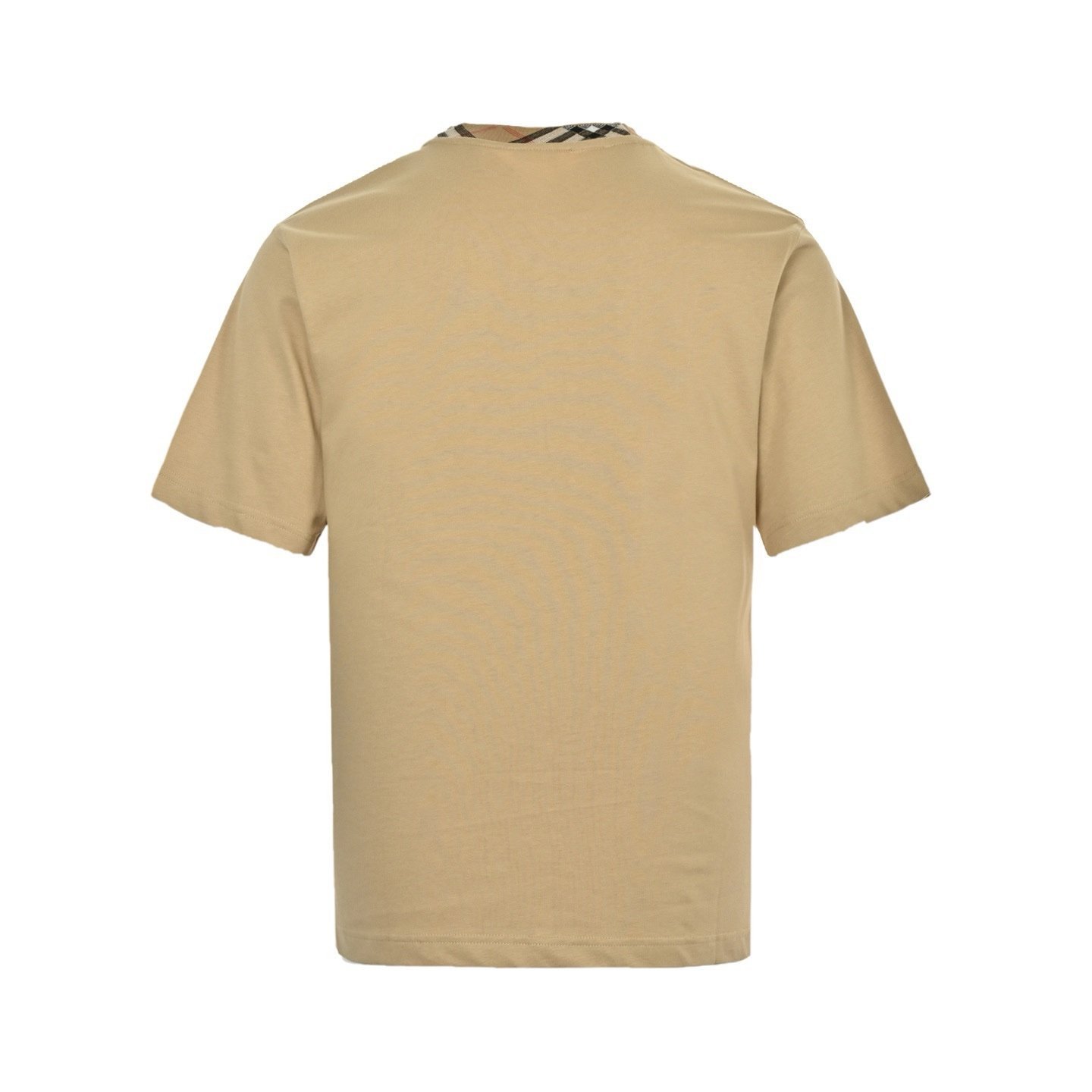Burberry Trim Cotton T-Shirt In Beige - Afbeelding 2