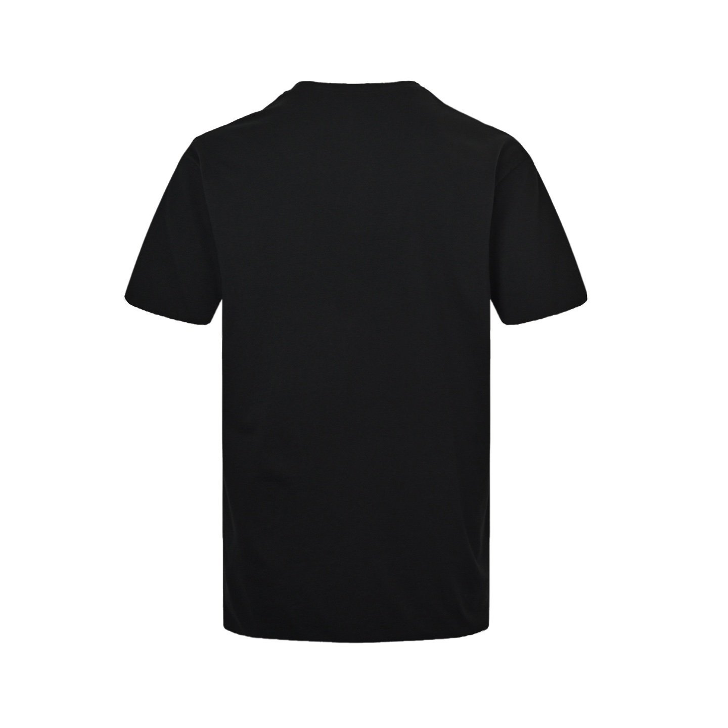 Moncler White Logo Cotton Jersey T-Shirt Black - Afbeelding 3