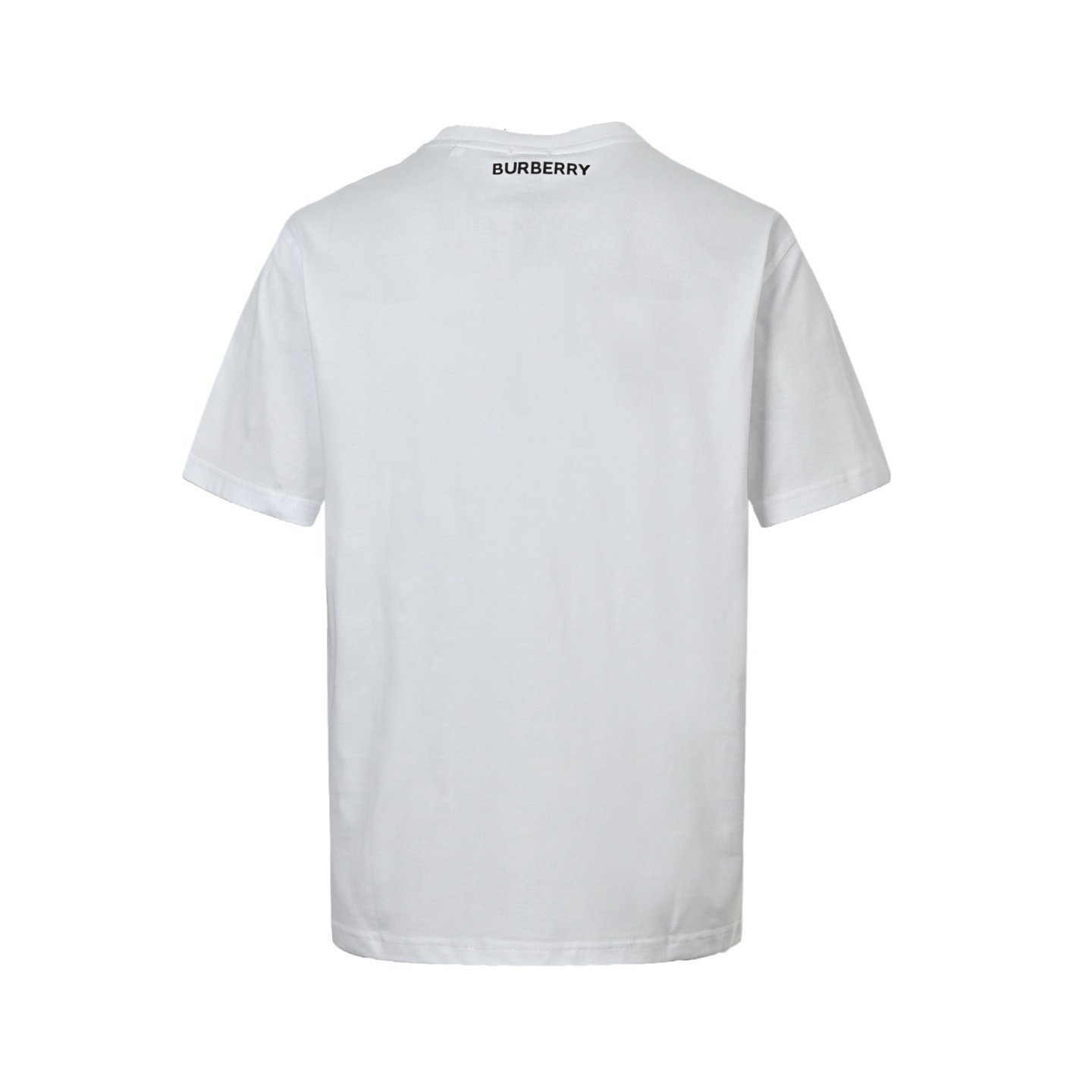 Burberry T-Shirt Check Logo Print White - Afbeelding 2