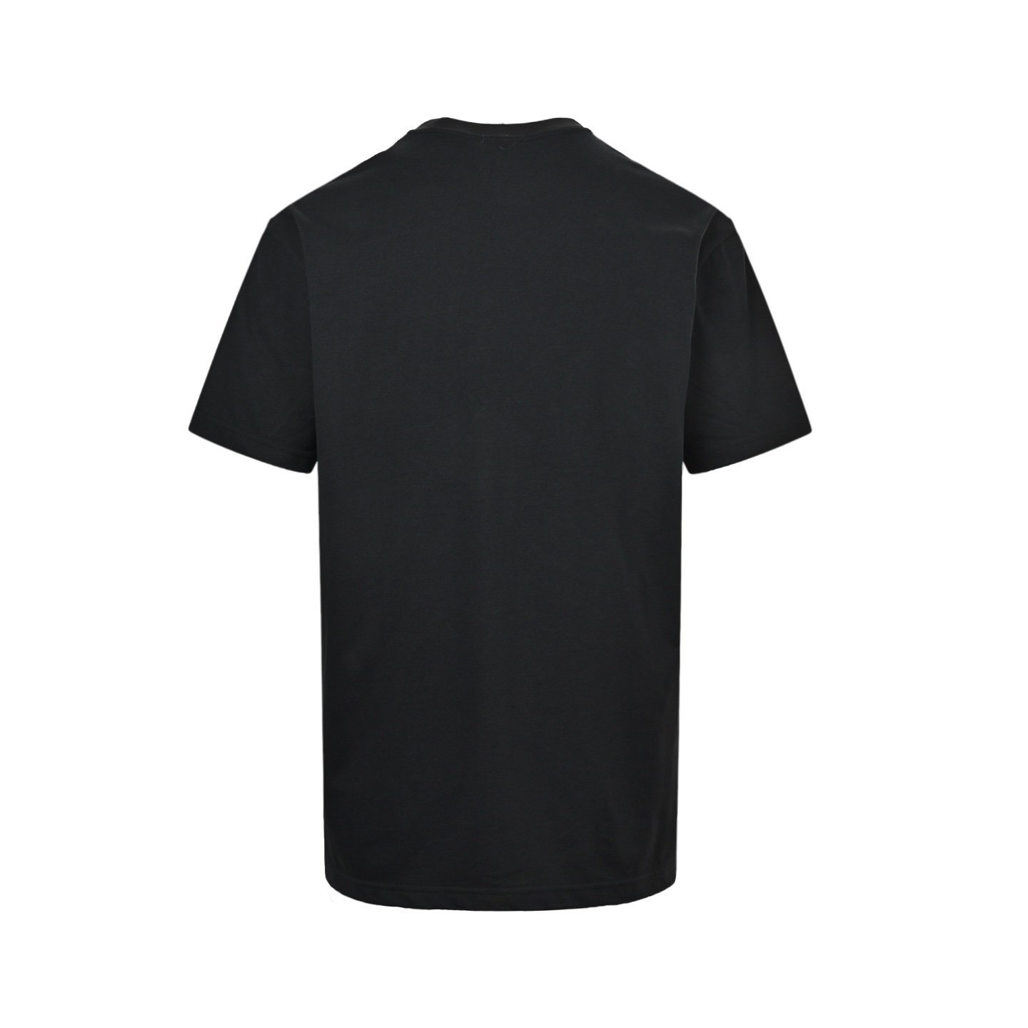 Moncler Logo Cotton T-Shirt In Black - Afbeelding 3