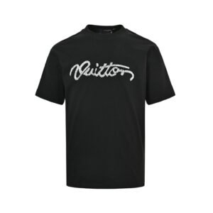 Louis Vuitton Embellished Signature Short-Sleeved T-Shirt