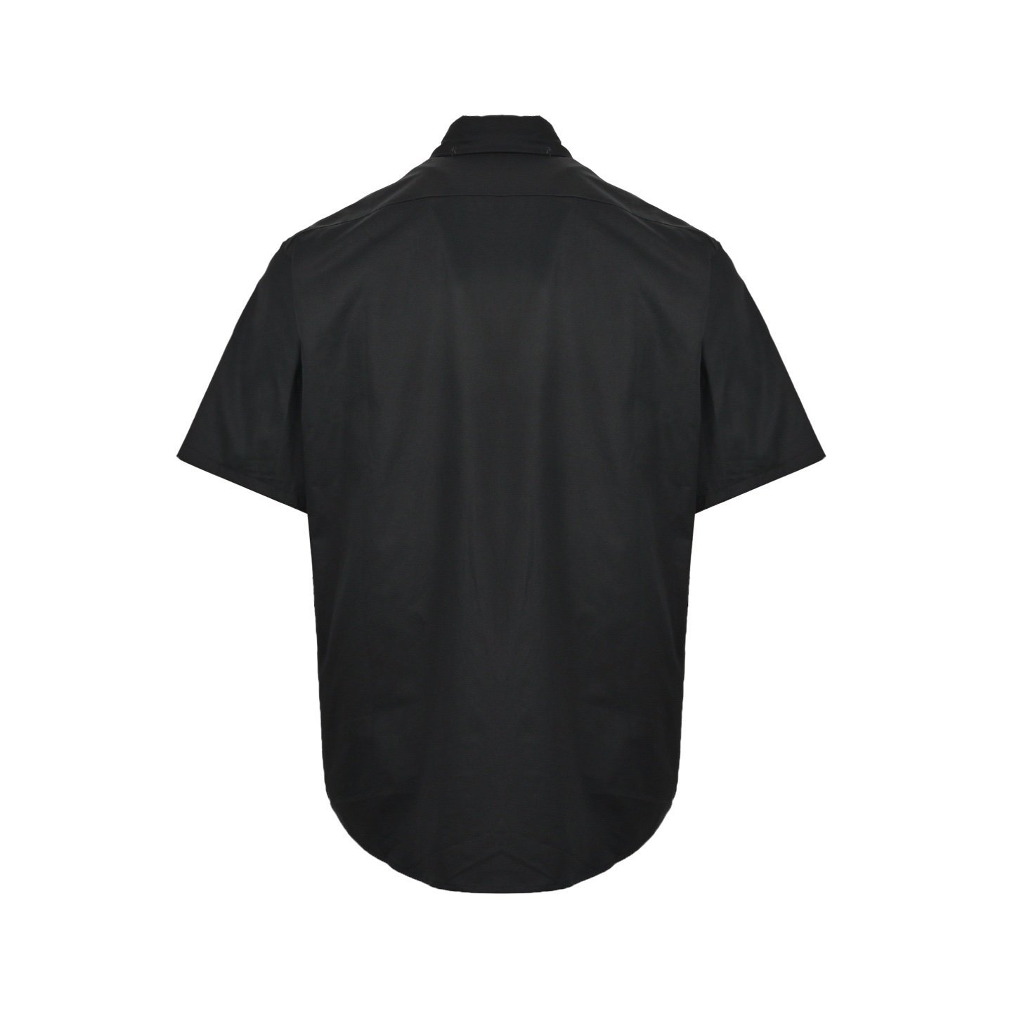 Moncler Black Cotton Gabardine Short Sleeve T-Shirt - Afbeelding 3