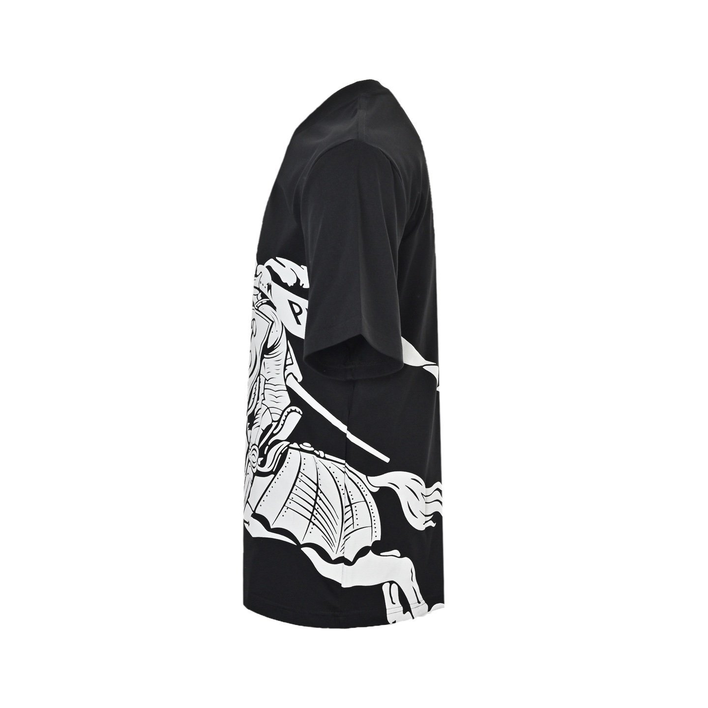 Burberry EKD Logo Cotton T-Shirt Black White - Afbeelding 2