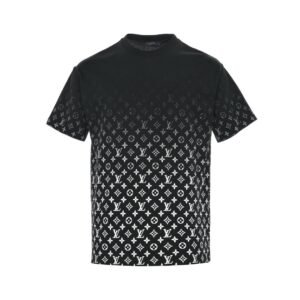 Louis Vuitton LVSE Monogram Gardient T-Shirt Black White