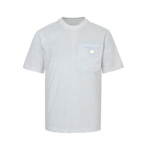 Prada Pocket Logo T-Shirt In White