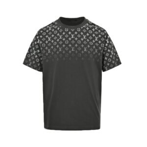 Louis Vuitton Gardient Cotton          T-Shirt Grey White