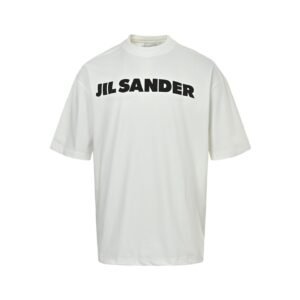 Jill Sander Logo Print T-Shirt In White