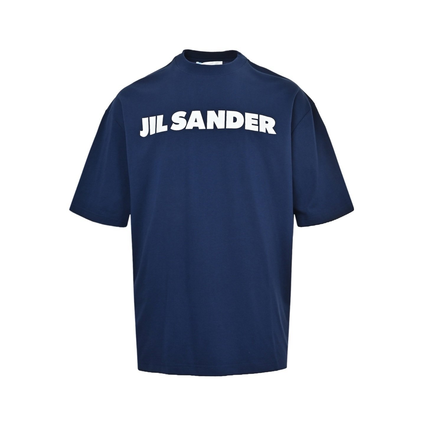Jill Sander Logo Print T-Shirt In Navy