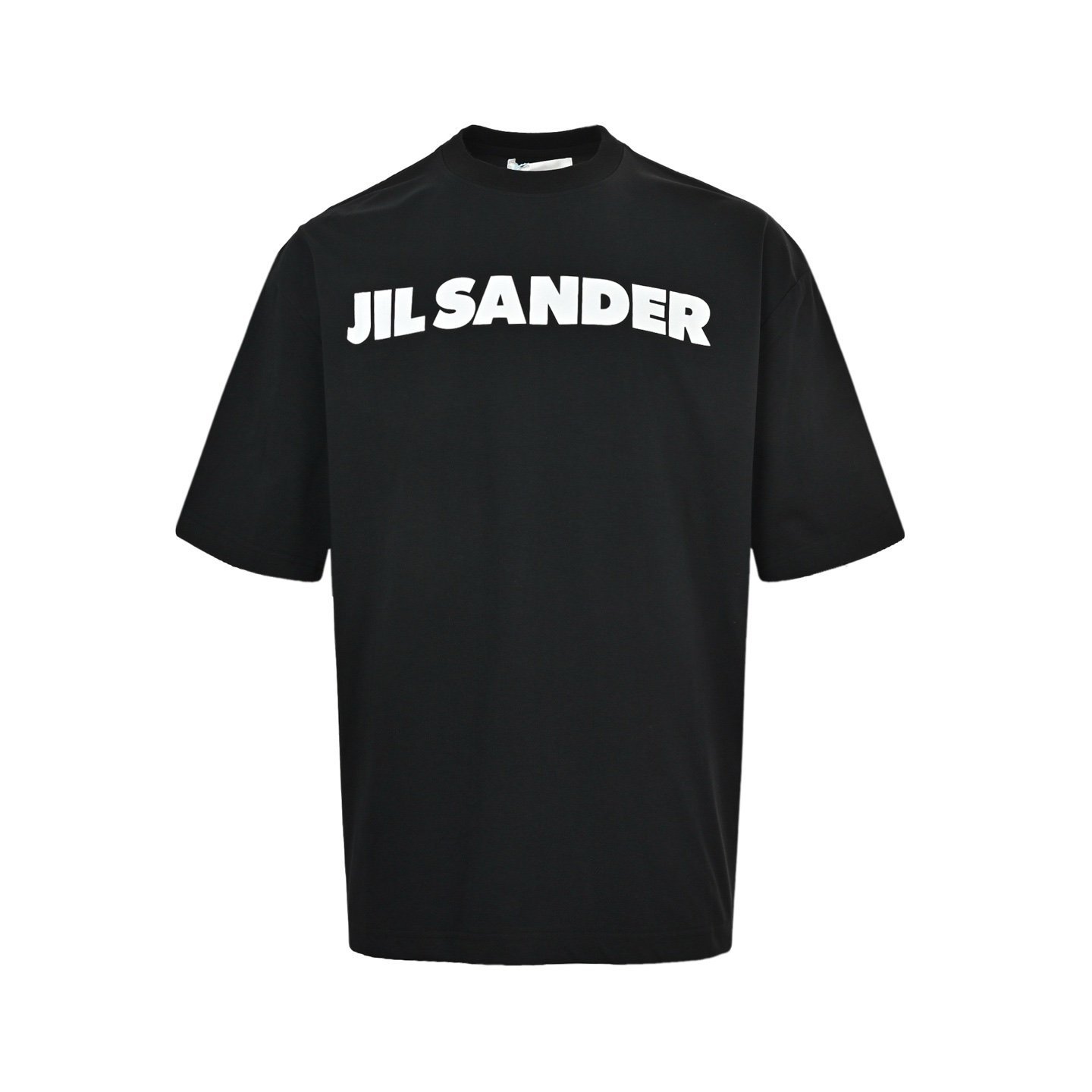 Jill Sander Logo Print T-Shirt In Black