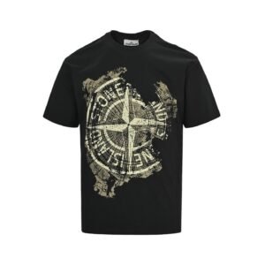Stone Island Black Cotton Jersey T-Shirt