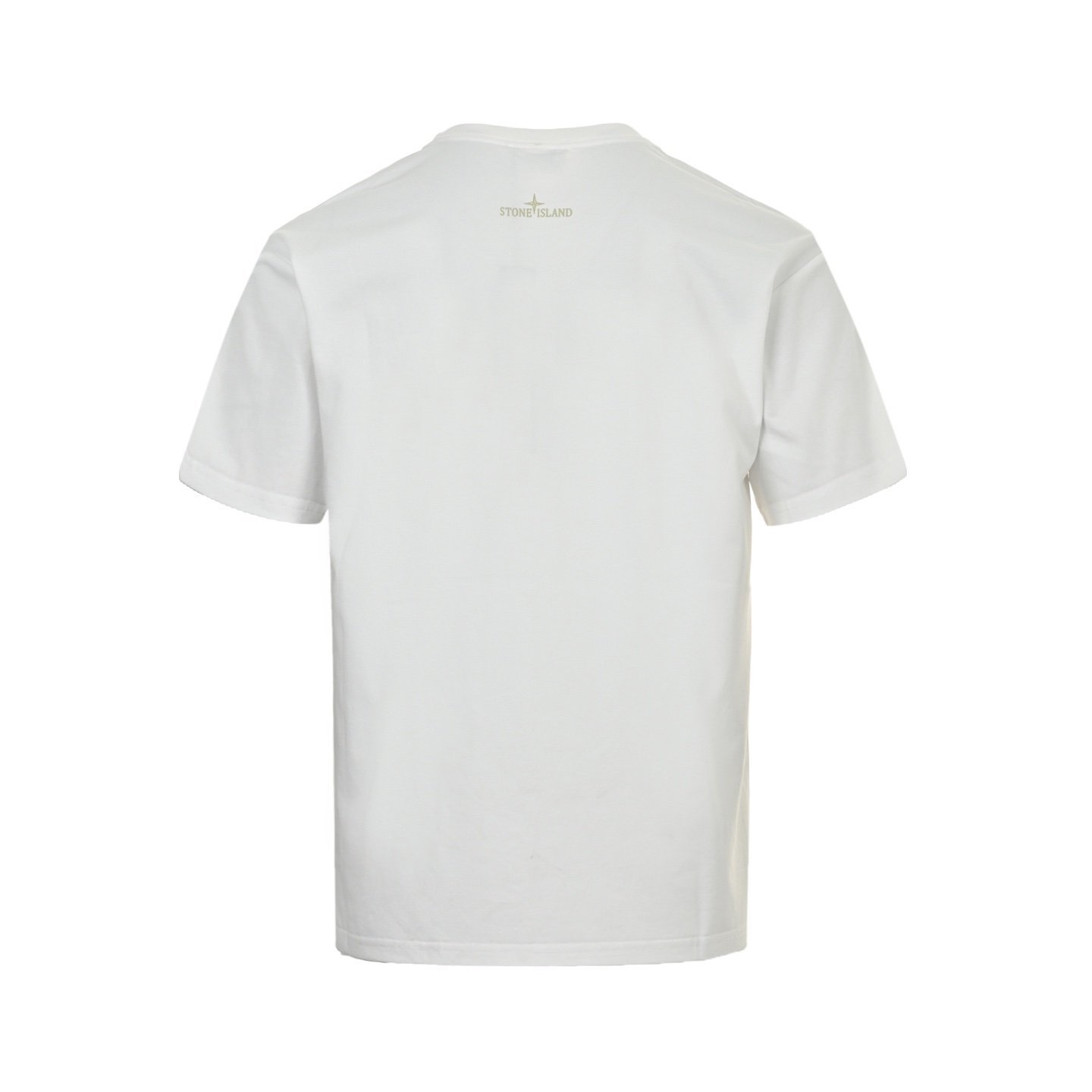Stone Island White Cotton Jersey T-Shirt - Afbeelding 2