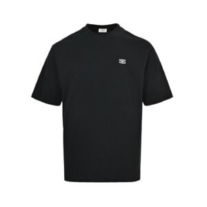 Celine Logo Print T-Shirt In Black
