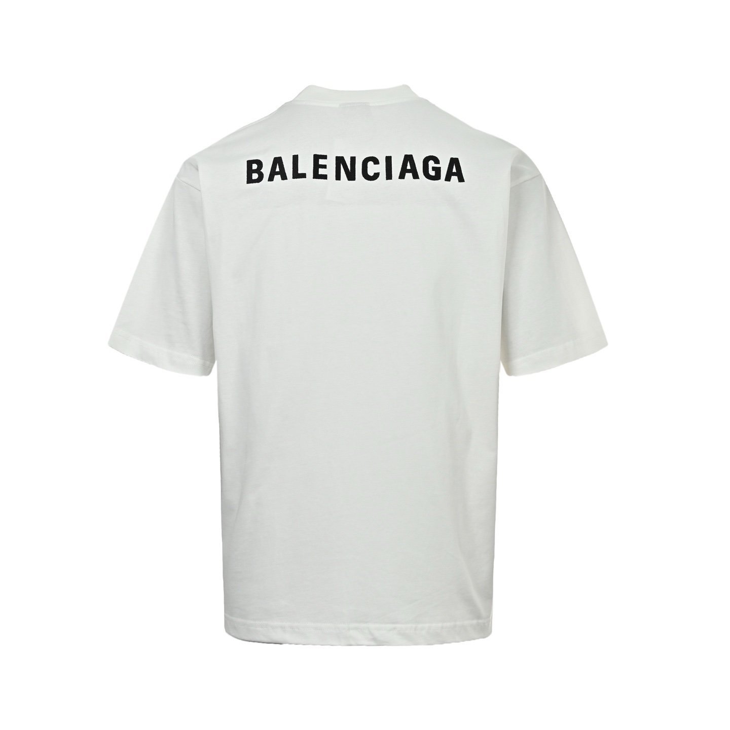Balenciaga Cotton Logo-print T-Shirt White - Afbeelding 3