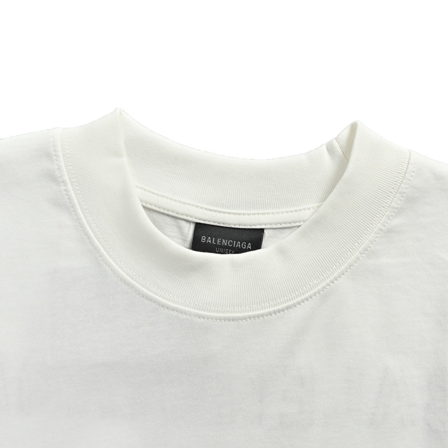 Balenciaga Cotton Logo-print T-Shirt White - Afbeelding 4