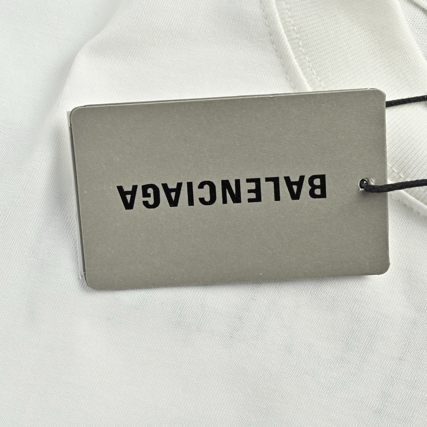 Balenciaga Cotton Logo-print T-Shirt White - Afbeelding 5