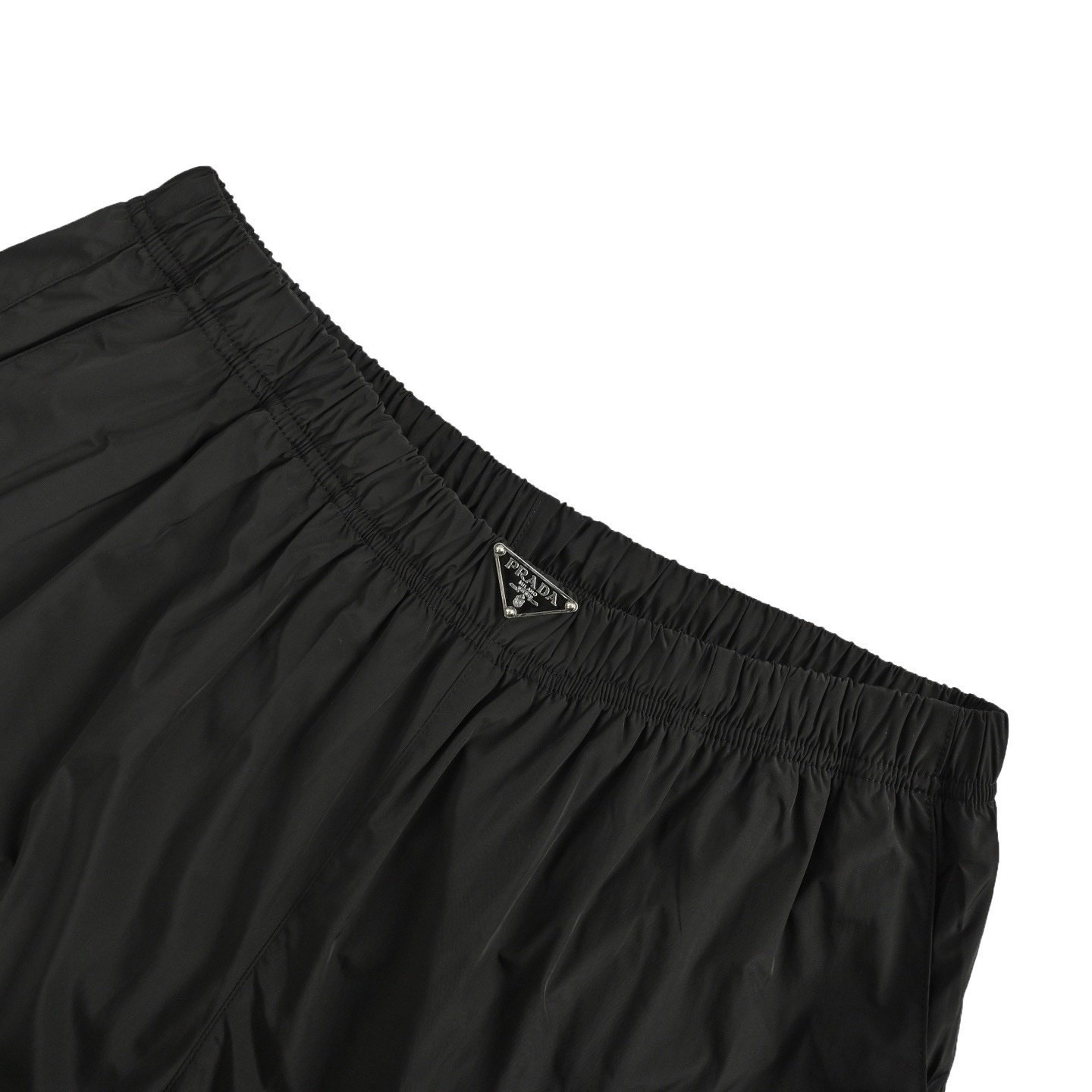 Prada Middle Logo Swim Shorts In Black - Afbeelding 4