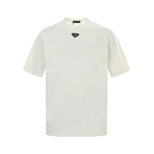 Alternative view of Prada Middle Logo 2-Piece Set In White/Blue