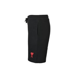 Alternative view of AMI De Paris Tonal ADC Shorts Black/Red