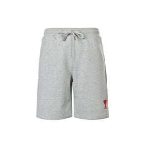 AMI De Paris Grey Tonal Sweat Shorts