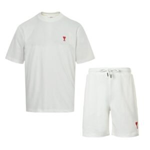 AMI Paris 2-Piece Set In White
