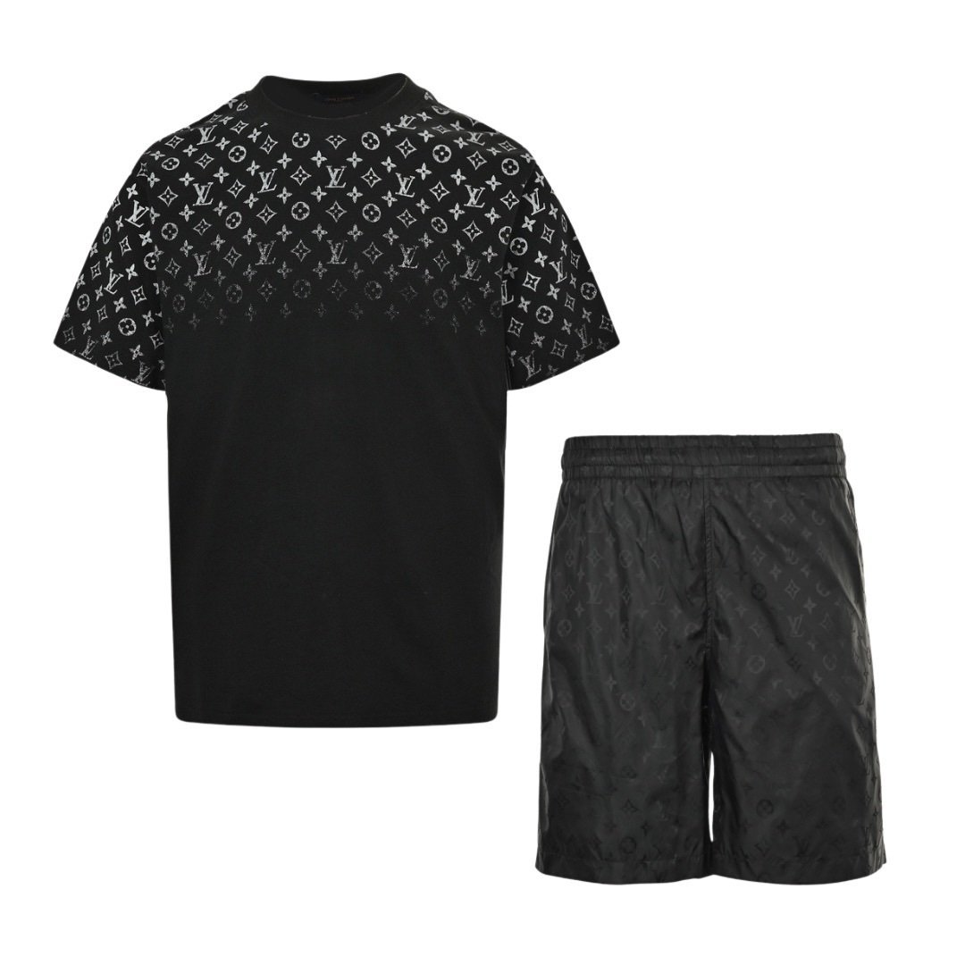 Louis Vuitton 2-Piece Set Monogram In Black