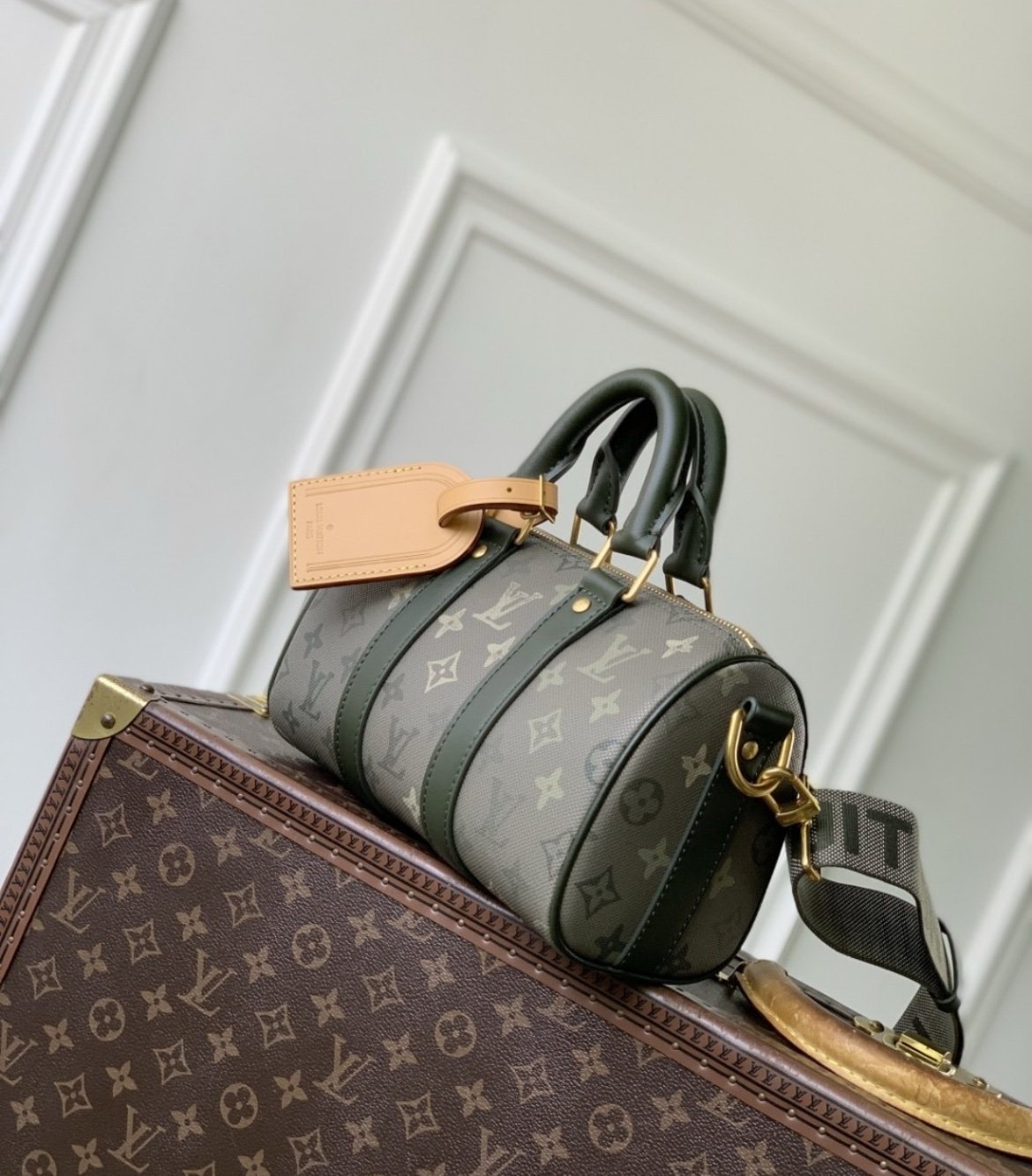 Louis Vuitton Keepall Bandoulière 25 Green - Afbeelding 3