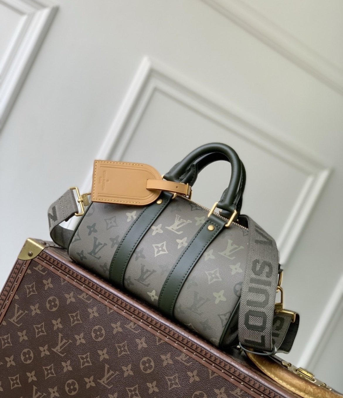 Louis Vuitton Keepall Bandoulière 25 Green - Afbeelding 4